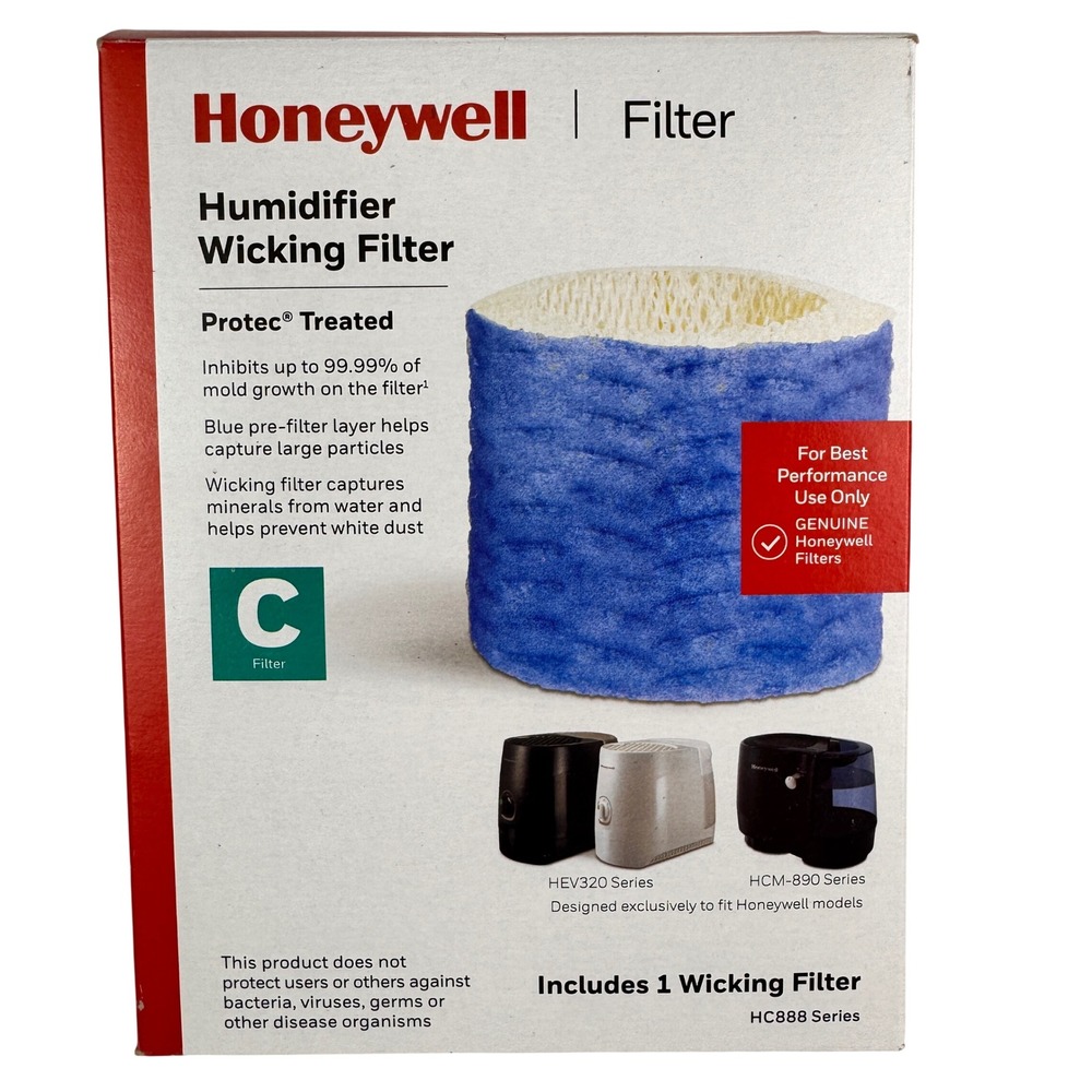 Honeywell C Humidifier Wicking Filter HC888 HEV320 HCM-890 1 Pack